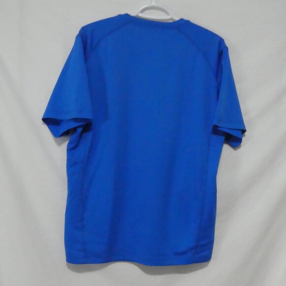 COLUMBIA | medium | Vibrant Blue Crew Neck Exercise Shirt - Picture 2 of 13